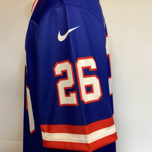 Nike New York Giants Saquon Barkley Jersey Men’s size Large - Picture 4 of 12